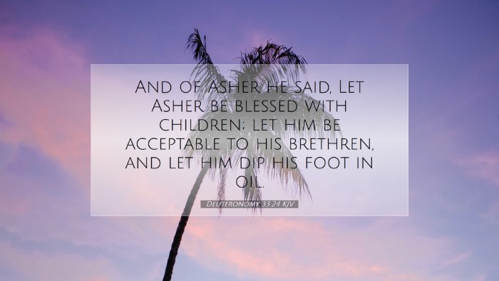 Picture 07 - Deuteronomy 33:24 KJV Desktop Wallpaper - And of Asher he said, Let Asher be blessed with - Desktop Bible Verse Wallpaper