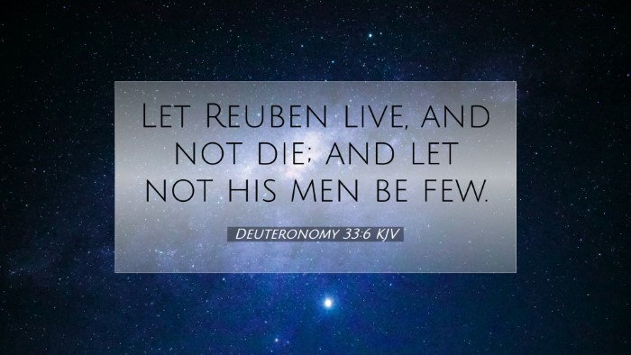 Picture 07 - Deuteronomy 33:6 KJV Desktop Wallpaper - Let Reuben live, and not die; and let not his men - Desktop Bible Verse Wallpaper