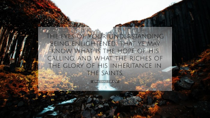 Picture 07 - Ephesians 1:18 KJV Desktop Wallpaper - The eyes of your understanding being enlightened; - Desktop Bible Verse Wallpaper