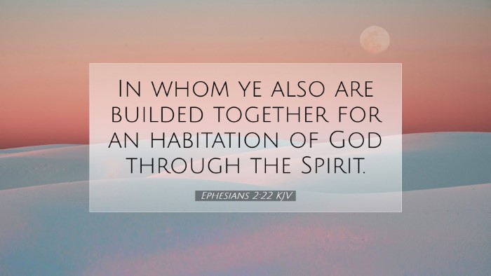 Picture 07 - Ephesians 2:22 KJV Desktop Wallpaper - In whom ye also are builded together for an - Desktop Bible Verse Wallpaper