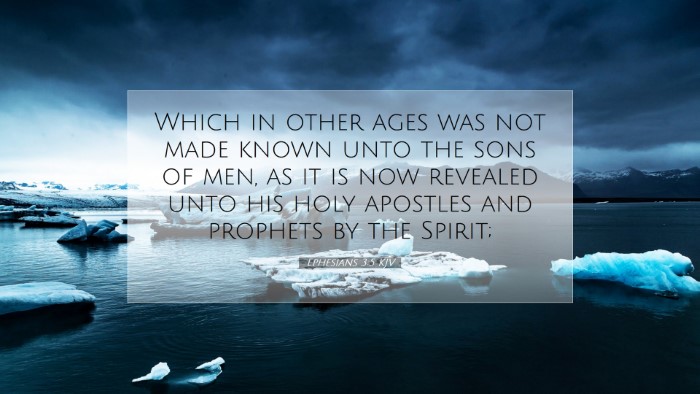 Picture 07 - Ephesians 3:5 KJV Desktop Wallpaper - Which in other ages was not made known unto the - Desktop Bible Verse Wallpaper