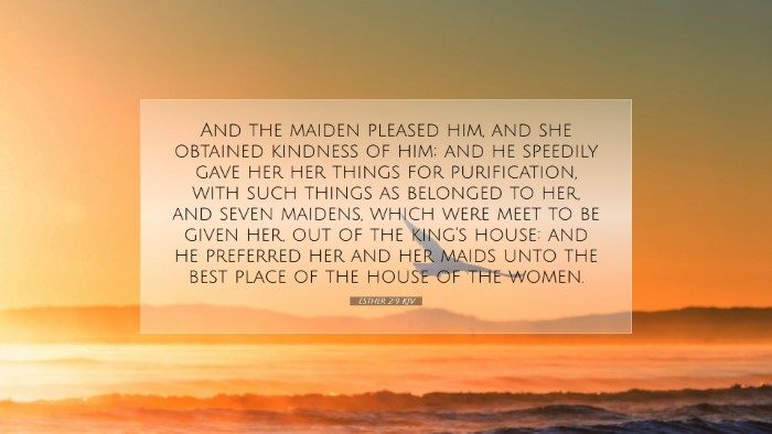 Picture 07 - Esther 2:9 KJV Desktop Wallpaper - And the maiden pleased him, and she obtained - Desktop Bible Verse Wallpaper
