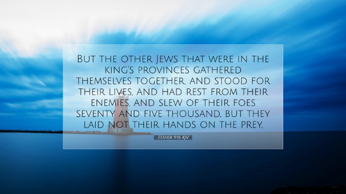 Picture 07 - Esther 9:16 KJV Desktop Wallpaper - But the other Jews that were in the king's - Desktop Bible Verse Wallpaper