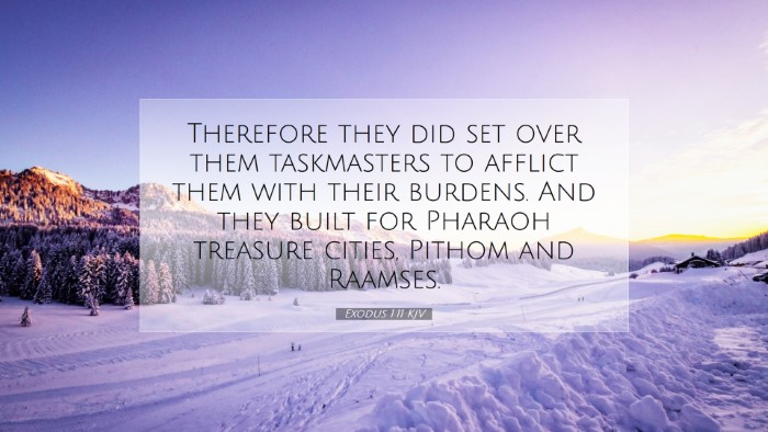Picture 07 - Exodus 1:11 KJV Desktop Wallpaper - Therefore they did set over them taskmasters to - Desktop Bible Verse Wallpaper