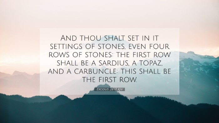 Picture 07 - Exodus 28:17 KJV Desktop Wallpaper - And thou shalt set in it settings of stones, even - Desktop Bible Verse Wallpaper