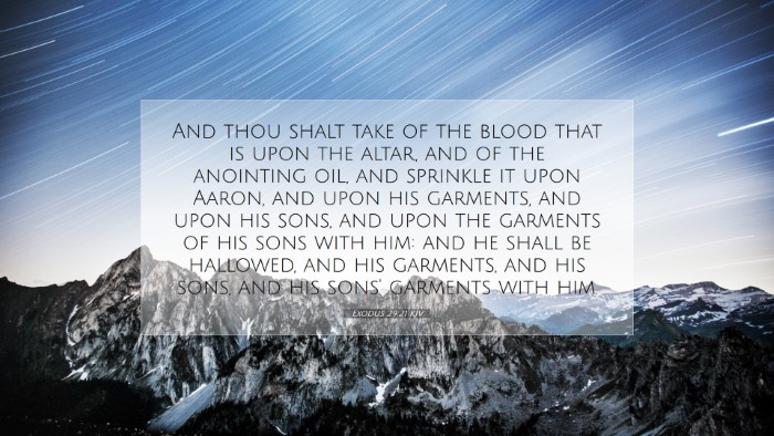 Picture 07 - Exodus 29:21 KJV Desktop Wallpaper - And thou shalt take of the blood that is upon the - Desktop Bible Verse Wallpaper