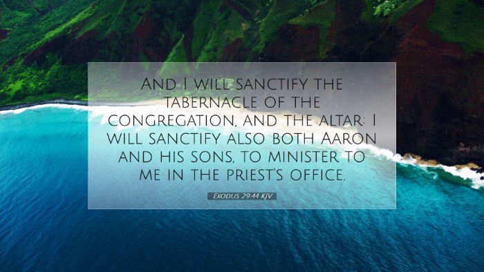 Picture 07 - Exodus 29:44 KJV Desktop Wallpaper - And I will sanctify the tabernacle of the - Desktop Bible Verse Wallpaper