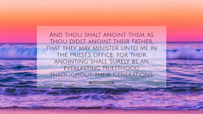 Picture 07 - Exodus 40:15 KJV Desktop Wallpaper - And thou shalt anoint them, as thou didst anoint - Desktop Bible Verse Wallpaper