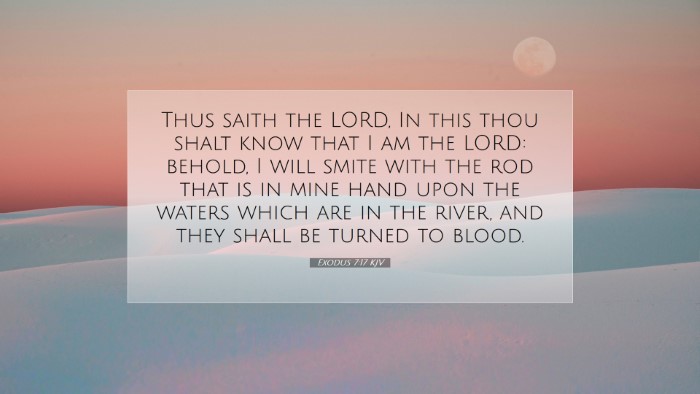 Picture 07 - Exodus 7:17 KJV Desktop Wallpaper - Thus saith the LORD, In this thou shalt know that - Desktop Bible Verse Wallpaper