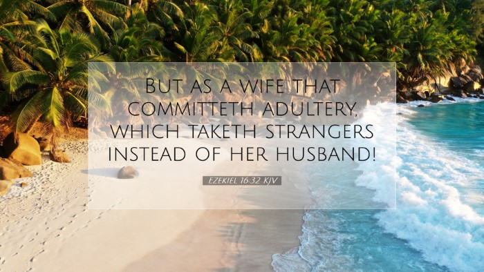 Picture 07 - Ezekiel 16:32 KJV Desktop Wallpaper - But as a wife that committeth adultery, which - Desktop Bible Verse Wallpaper