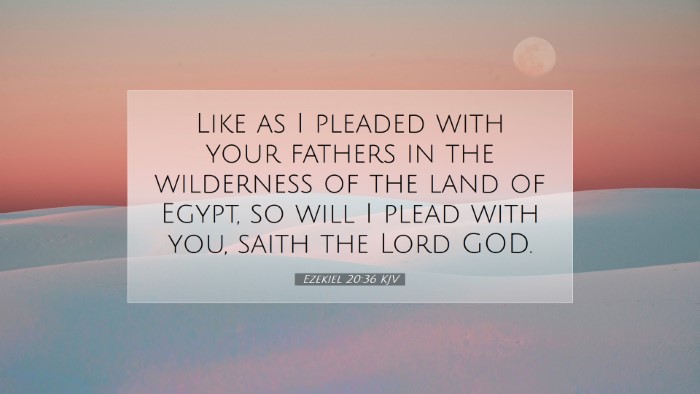 Picture 07 - Ezekiel 20:36 KJV Desktop Wallpaper - Like as I pleaded with your fathers in the - Desktop Bible Verse Wallpaper