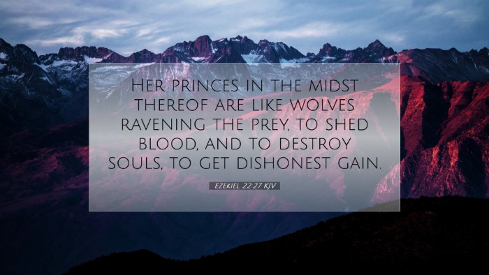 Picture 07 - Ezekiel 22:27 KJV Desktop Wallpaper - Her princes in the midst thereof are like wolves - Desktop Bible Verse Wallpaper