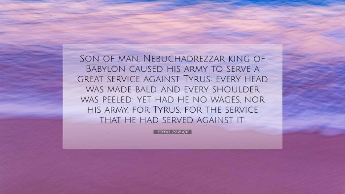 Picture 07 - Ezekiel 29:18 KJV Desktop Wallpaper - Son of man, Nebuchadrezzar king of Babylon caused - Desktop Bible Verse Wallpaper