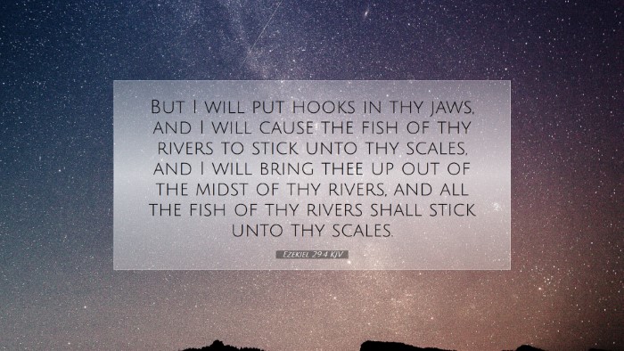 Picture 07 - Ezekiel 29:4 KJV Desktop Wallpaper - But I will put hooks in thy jaws, and I will - Desktop Bible Verse Wallpaper