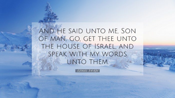Picture 07 - Ezekiel 3:4 KJV Desktop Wallpaper - And he said unto me, Son of man, go, get thee - Desktop Bible Verse Wallpaper