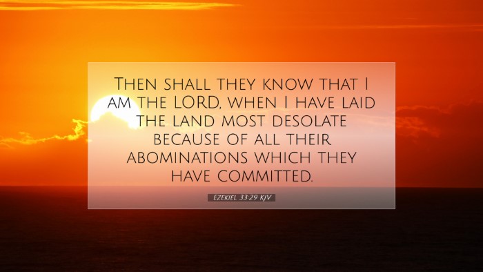 Picture 07 - Ezekiel 33:29 KJV Desktop Wallpaper - Then shall they know that I am the LORD, when I - Desktop Bible Verse Wallpaper
