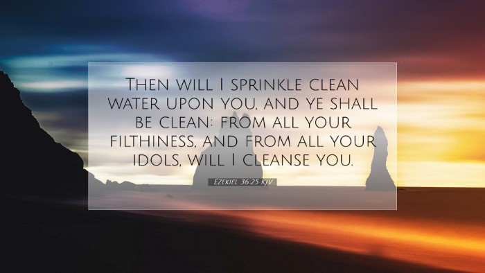 Picture 07 - Ezekiel 36:25 KJV Desktop Wallpaper - Then will I sprinkle clean water upon you, and ye - Desktop Bible Verse Wallpaper