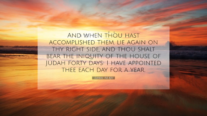 Picture 07 - Ezekiel 4:6 KJV Desktop Wallpaper - And when thou hast accomplished them, lie again - Desktop Bible Verse Wallpaper
