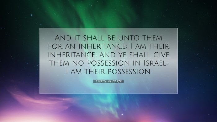 Picture 07 - Ezekiel 44:28 KJV Desktop Wallpaper - And it shall be unto them for an inheritance: I - Desktop Bible Verse Wallpaper