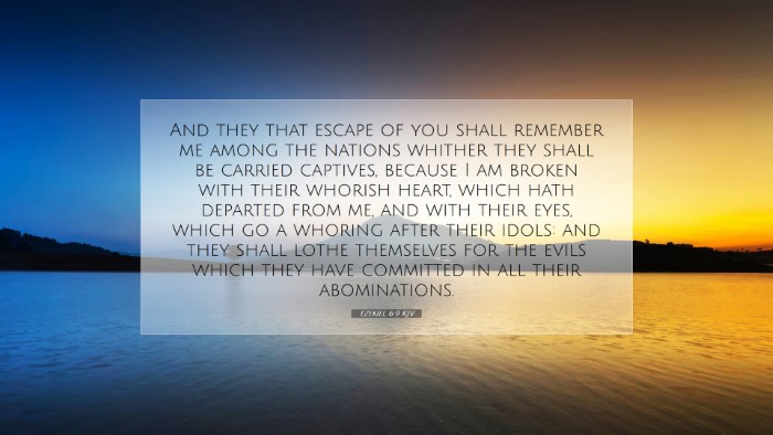 Picture 07 - Ezekiel 6:9 KJV Desktop Wallpaper - And they that escape of you shall remember me - Desktop Bible Verse Wallpaper