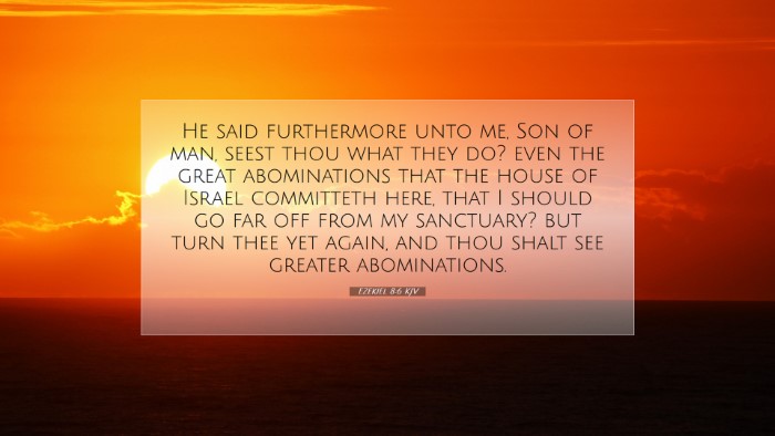 Picture 07 - Ezekiel 8:6 KJV Desktop Wallpaper - He said furthermore unto me, Son of man, seest - Desktop Bible Verse Wallpaper