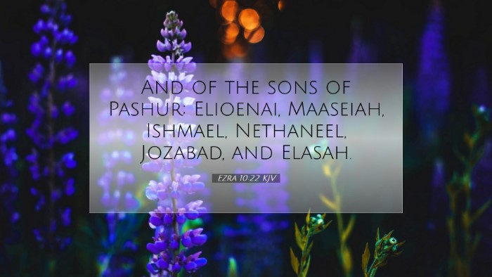 Picture 07 - Ezra 10:22 KJV Desktop Wallpaper - And of the sons of Pashur; Elioenai, Maaseiah, - Desktop Bible Verse Wallpaper