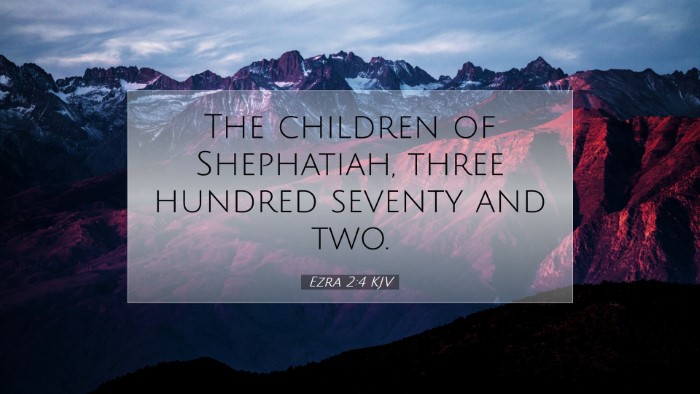 Picture 07 - Ezra 2:4 KJV Desktop Wallpaper - The children of Shephatiah, three hundred seventy - Desktop Bible Verse Wallpaper