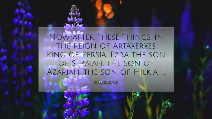 Picture 07 - Ezra 7:1 KJV Desktop Wallpaper - Now after these things, in the reign of - Desktop Bible Verse Wallpaper