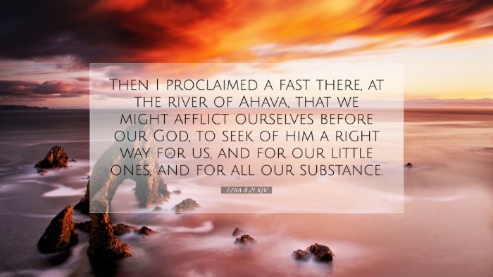 Picture 07 - Ezra 8:21 KJV Desktop Wallpaper - Then I proclaimed a fast there, at the river of - Desktop Bible Verse Wallpaper