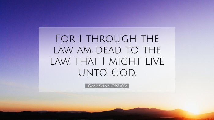 Picture 07 - Galatians 2:19 KJV Desktop Wallpaper - For I through the law am dead to the law, that I - Desktop Bible Verse Wallpaper