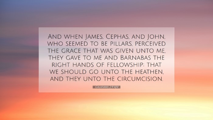 Picture 07 - Galatians 2:9 KJV Desktop Wallpaper - And when James, Cephas, and John, who seemed to - Desktop Bible Verse Wallpaper