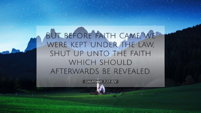 Picture 07 - Galatians 3:23 KJV Desktop Wallpaper - But before faith came, we were kept under the - Desktop Bible Verse Wallpaper