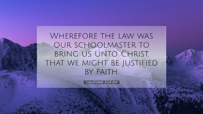 Picture 07 - Galatians 3:24 KJV Desktop Wallpaper - Wherefore the law was our schoolmaster to bring - Desktop Bible Verse Wallpaper
