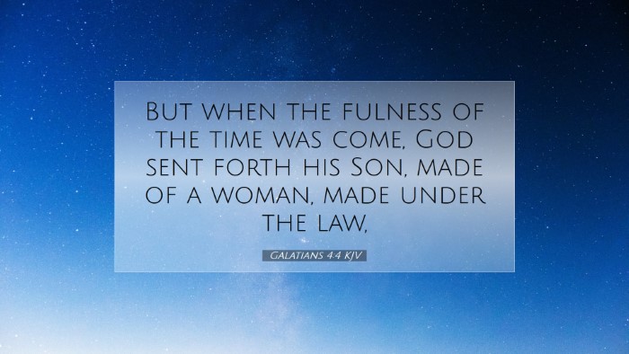 Picture 07 - Galatians 4:4 KJV Desktop Wallpaper - But when the fulness of the time was come, God - Desktop Bible Verse Wallpaper