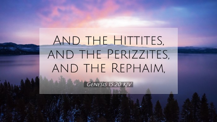 Picture 07 - Genesis 15:20 KJV Desktop Wallpaper - And the Hittites, and the Perizzites, and the - Desktop Bible Verse Wallpaper