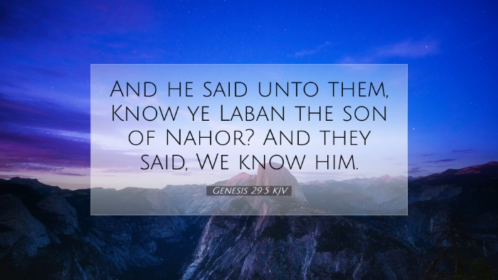 Picture 07 - Genesis 29:5 KJV Desktop Wallpaper - And he said unto them, Know ye Laban the son of - Desktop Bible Verse Wallpaper