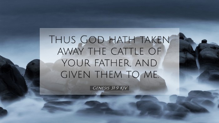 Picture 07 - Genesis 31:9 KJV Desktop Wallpaper - Thus God hath taken away the cattle of your - Desktop Bible Verse Wallpaper