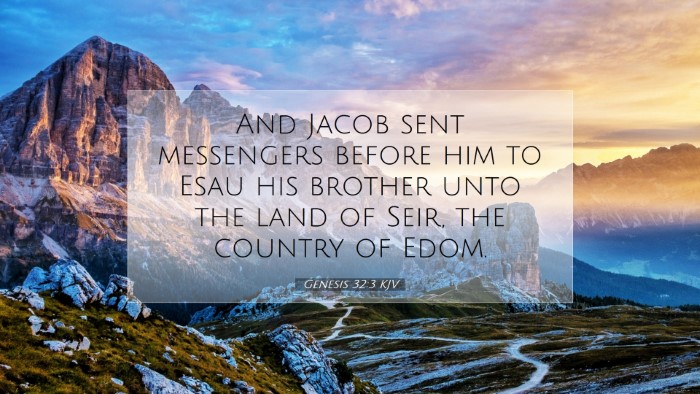 Picture 07 - Genesis 32:3 KJV Desktop Wallpaper - And Jacob sent messengers before him to Esau his - Desktop Bible Verse Wallpaper
