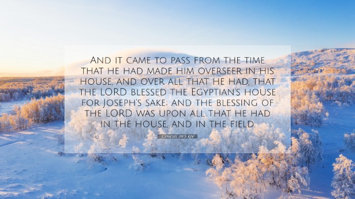 Picture 07 - Genesis 39:5 KJV Desktop Wallpaper - And it came to pass from the time that he had - Desktop Bible Verse Wallpaper