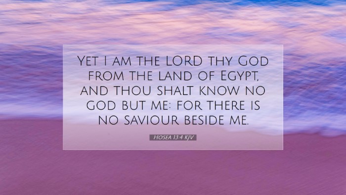Picture 07 - Hosea 13:4 KJV Desktop Wallpaper - Yet I am the LORD thy God from the land of Egypt, - Desktop Bible Verse Wallpaper