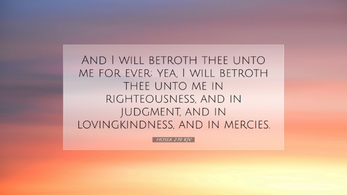 Picture 07 - Hosea 2:19 KJV Desktop Wallpaper - And I will betroth thee unto me for ever; yea, I - Desktop Bible Verse Wallpaper