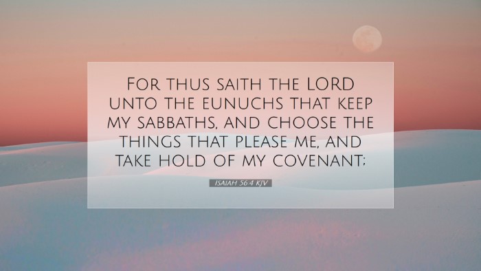 Picture 07 - Isaiah 56:4 KJV Desktop Wallpaper - For thus saith the LORD unto the eunuchs that - Desktop Bible Verse Wallpaper