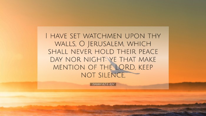 Picture 07 - Isaiah 62:6 KJV Desktop Wallpaper - I have set watchmen upon thy walls, O Jerusalem, - Desktop Bible Verse Wallpaper