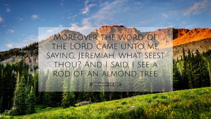 Picture 07 - Jeremiah 1:11 KJV Desktop Wallpaper - Moreover the word of the LORD came unto me, - Desktop Bible Verse Wallpaper