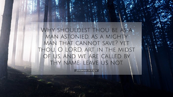 Picture 07 - Jeremiah 14:9 KJV Desktop Wallpaper - Why shouldest thou be as a man astonied, as a - Desktop Bible Verse Wallpaper