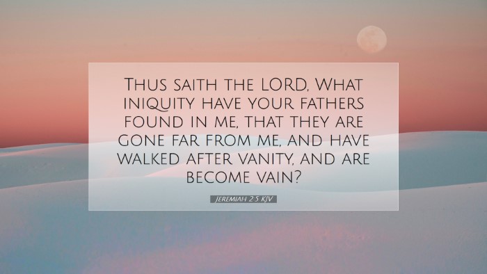 Picture 07 - Jeremiah 2:5 KJV Desktop Wallpaper - Thus saith the LORD, What iniquity have your - Desktop Bible Verse Wallpaper