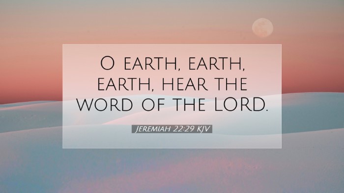 Picture 07 - Jeremiah 22:29 KJV Desktop Wallpaper - O earth, earth, earth, hear the word of the - Desktop Bible Verse Wallpaper