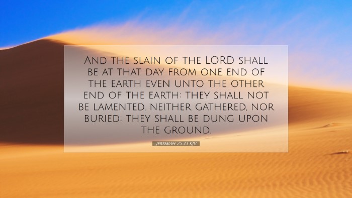 Picture 07 - Jeremiah 25:33 KJV Desktop Wallpaper - And the slain of the LORD shall be at that day - Desktop Bible Verse Wallpaper