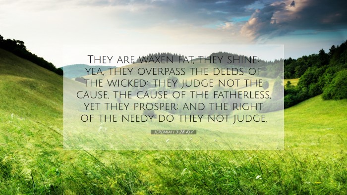 Picture 07 - Jeremiah 5:28 KJV Desktop Wallpaper - They are waxen fat, they shine: yea, they - Desktop Bible Verse Wallpaper