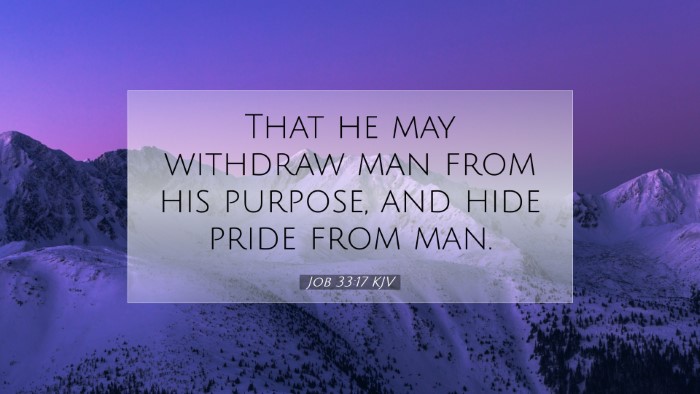 Picture 07 - Job 33:17 KJV Desktop Wallpaper - That he may withdraw man from his purpose, and - Desktop Bible Verse Wallpaper